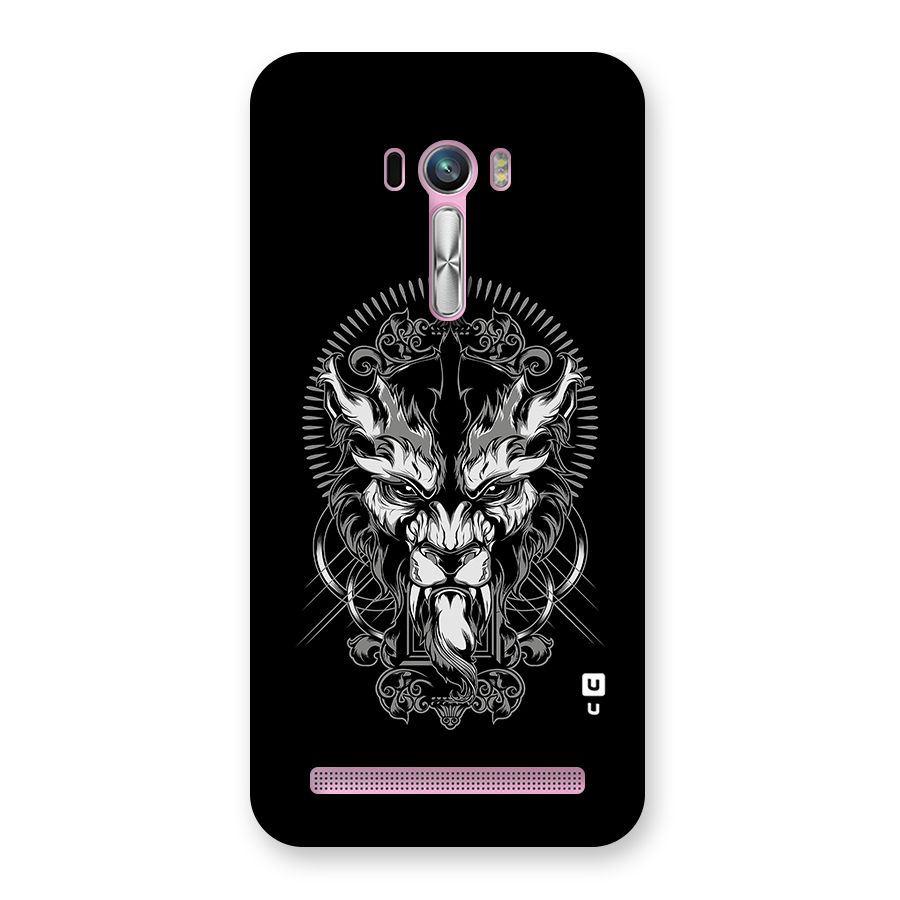 Pencil Art Lion Illustration Back Case for Zenfone Selfie