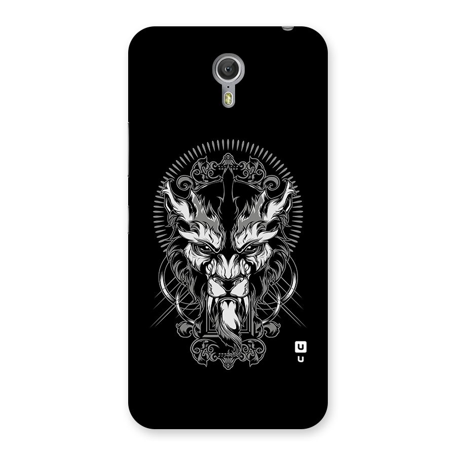 Pencil Art Lion Illustration Back Case for Zuk Z1