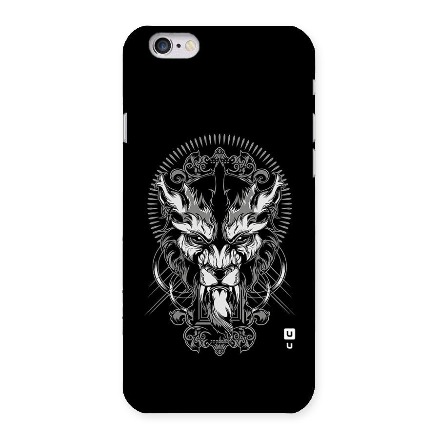 Pencil Art Lion Illustration Back Case for iPhone 6 6S