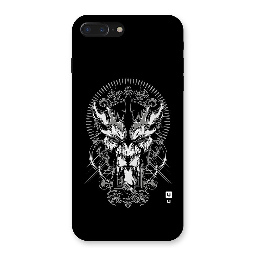 Pencil Art Lion Illustration Back Case for iPhone 7 Plus