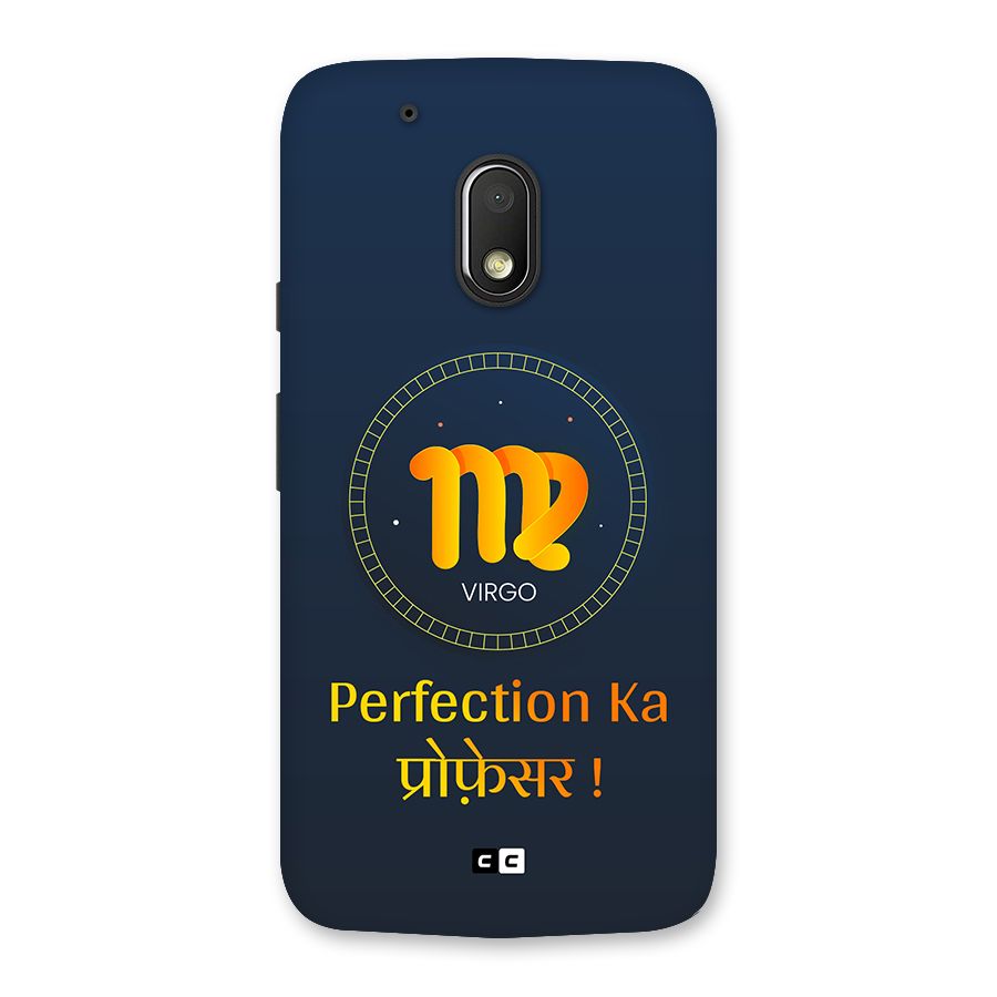Perfect Virgo Back Case for Moto G4 Play