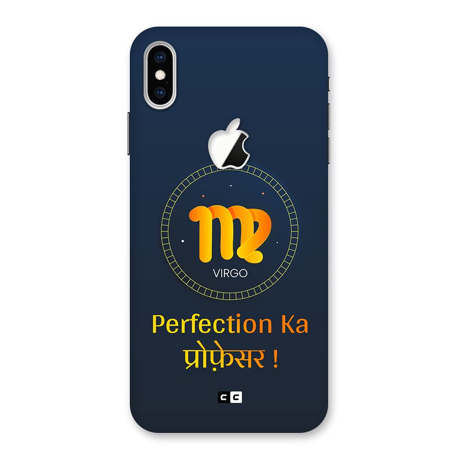 Perfect Virgo Back Case for iPhone XS Max Apple Cut