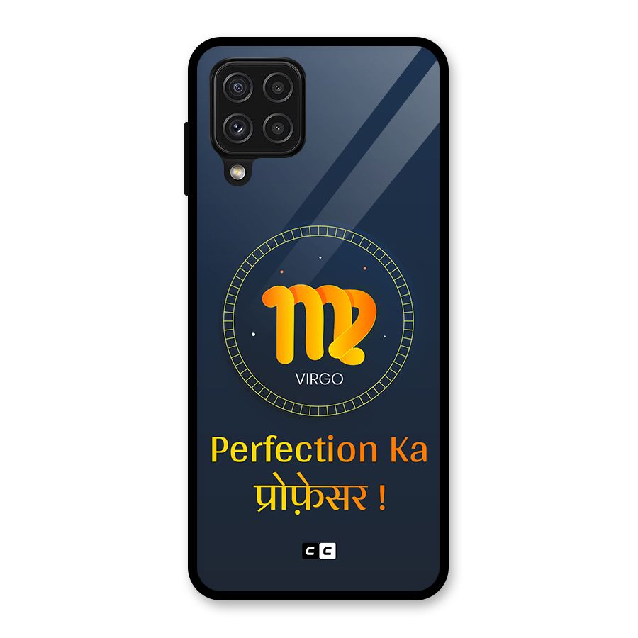 Perfect Virgo Glass Back Case for Galaxy A22 4G