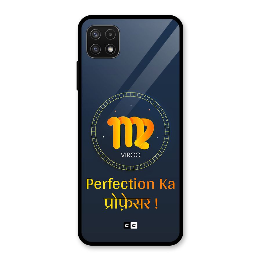 Perfect Virgo Glass Back Case for Galaxy A22 5G