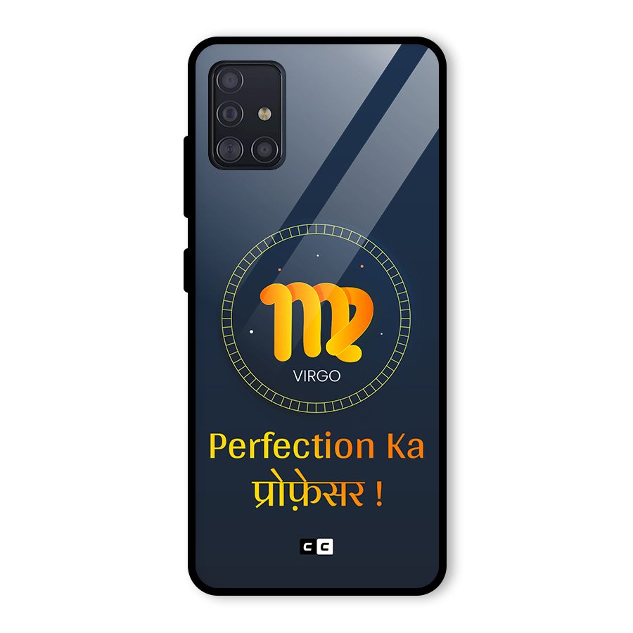 Perfect Virgo Glass Back Case for Galaxy A51