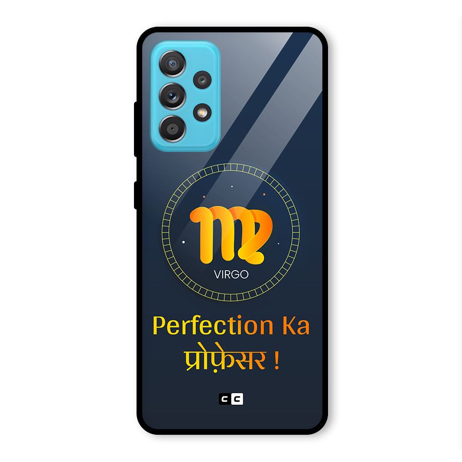 Perfect Virgo Glass Back Case for Galaxy A52