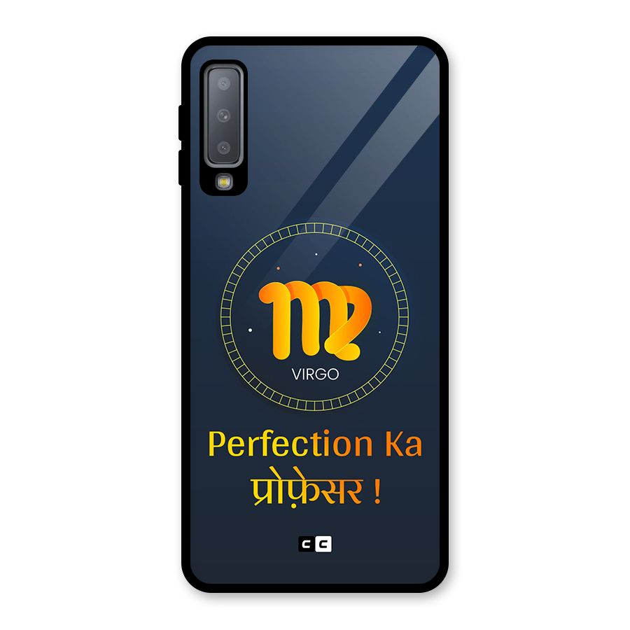 Perfect Virgo Glass Back Case for Galaxy A7 (2018)