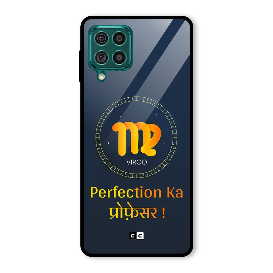 Perfect Virgo Glass Back Case for Galaxy F62
