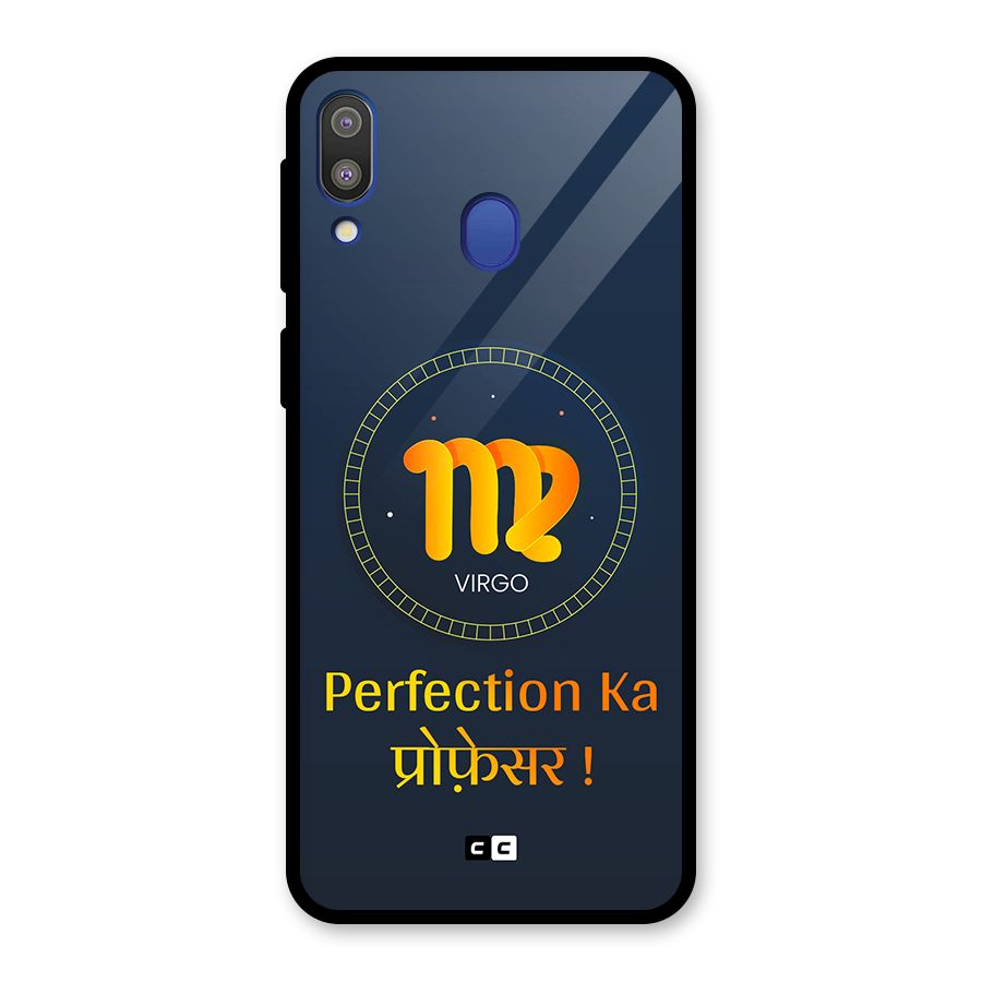 Perfect Virgo Glass Back Case for Galaxy M20