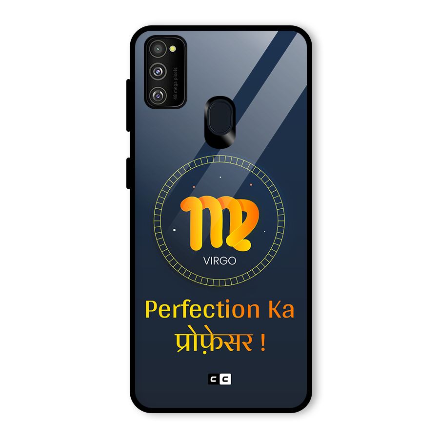 Perfect Virgo Glass Back Case for Galaxy M30s
