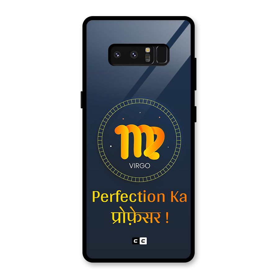 Perfect Virgo Glass Back Case for Galaxy Note 8