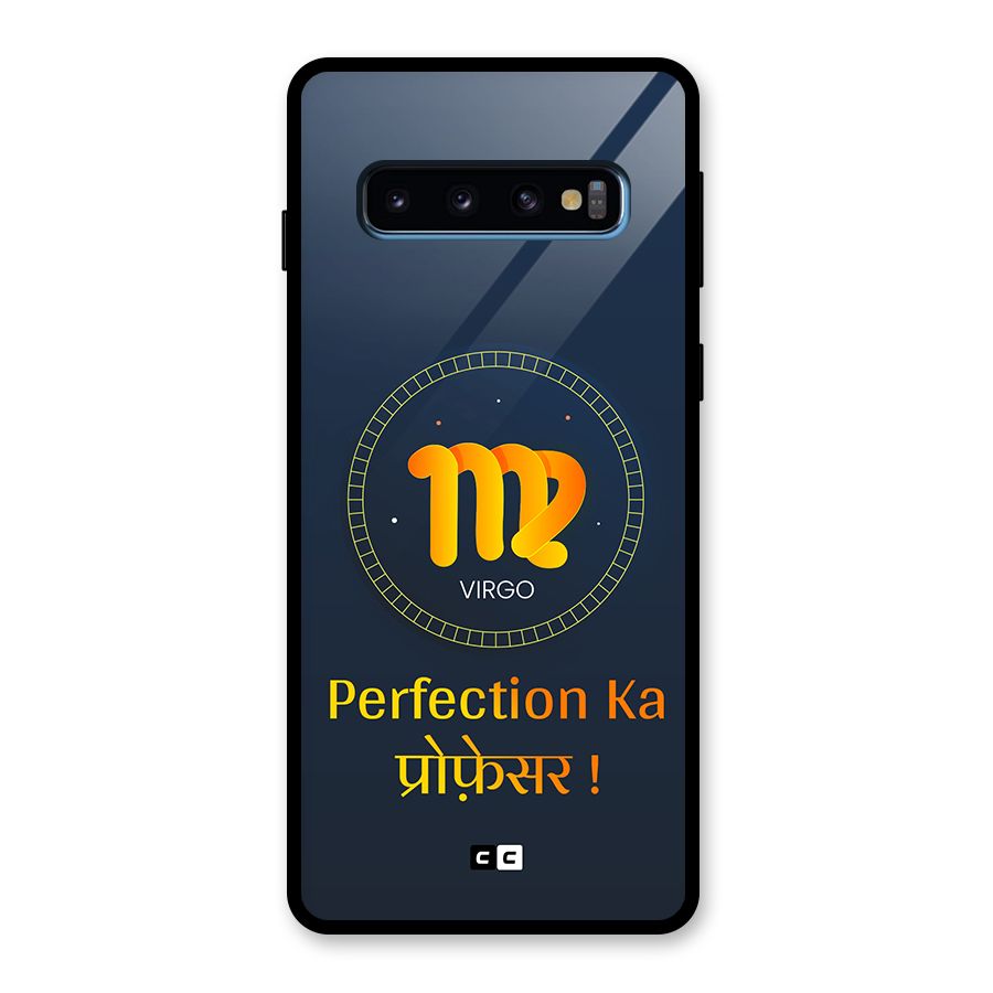 Perfect Virgo Glass Back Case for Galaxy S10