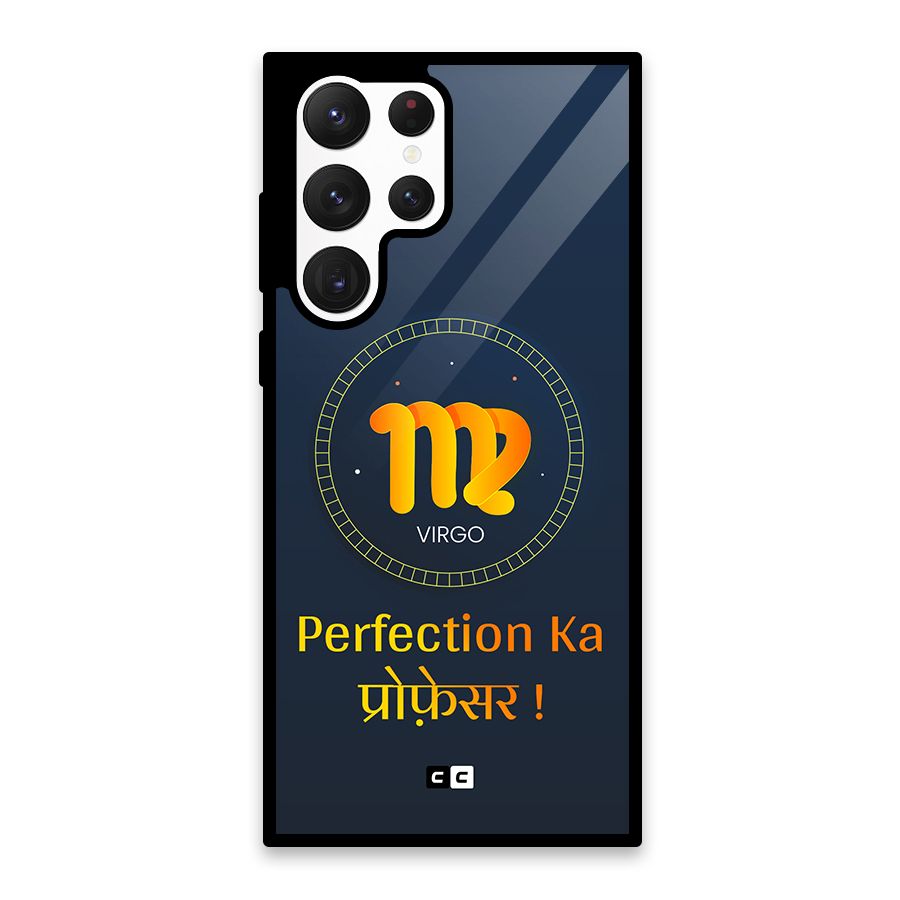 Perfect Virgo Glass Back Case for Galaxy S22 Ultra 5G