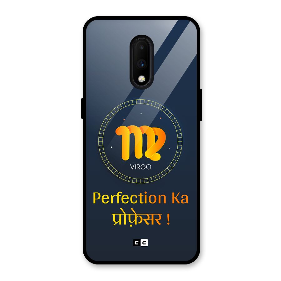 Perfect Virgo Glass Back Case for OnePlus 7