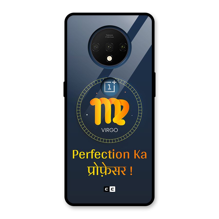 Perfect Virgo Glass Back Case for OnePlus 7T