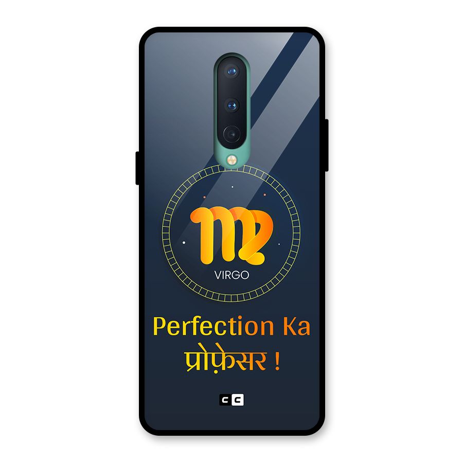 Perfect Virgo Glass Back Case for OnePlus 8