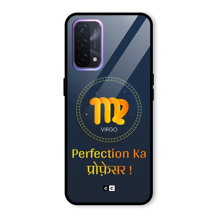 Perfect Virgo Glass Back Case for Oppo A74 5G