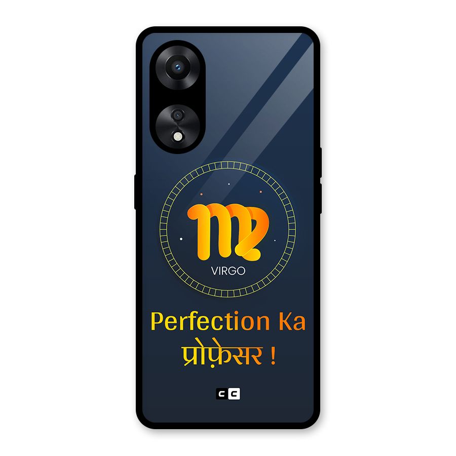 Perfect Virgo Glass Back Case for Oppo A78