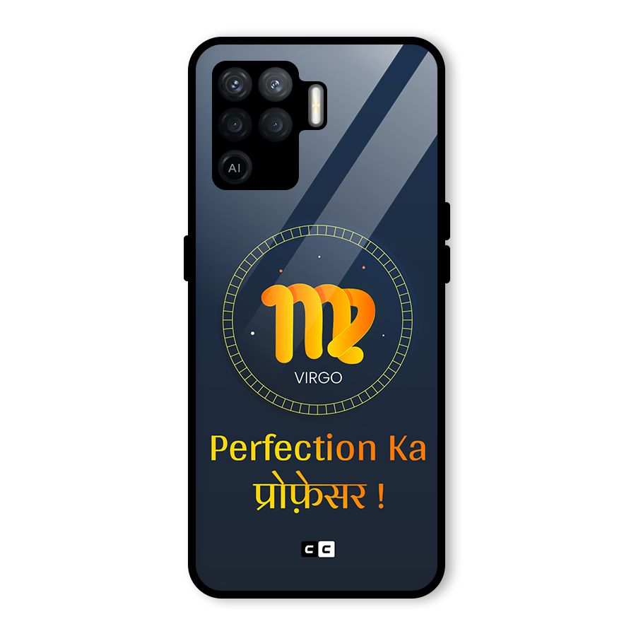 Perfect Virgo Glass Back Case for Oppo F19 Pro