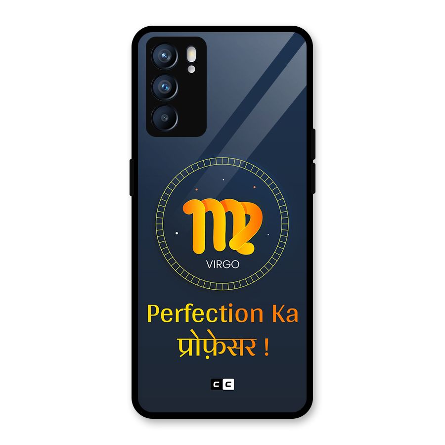Perfect Virgo Glass Back Case for Oppo Reno6 5G