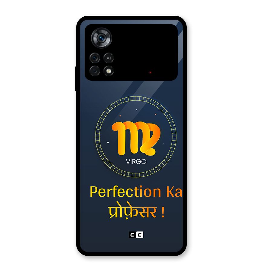 Perfect Virgo Glass Back Case for Poco X4 Pro 5G