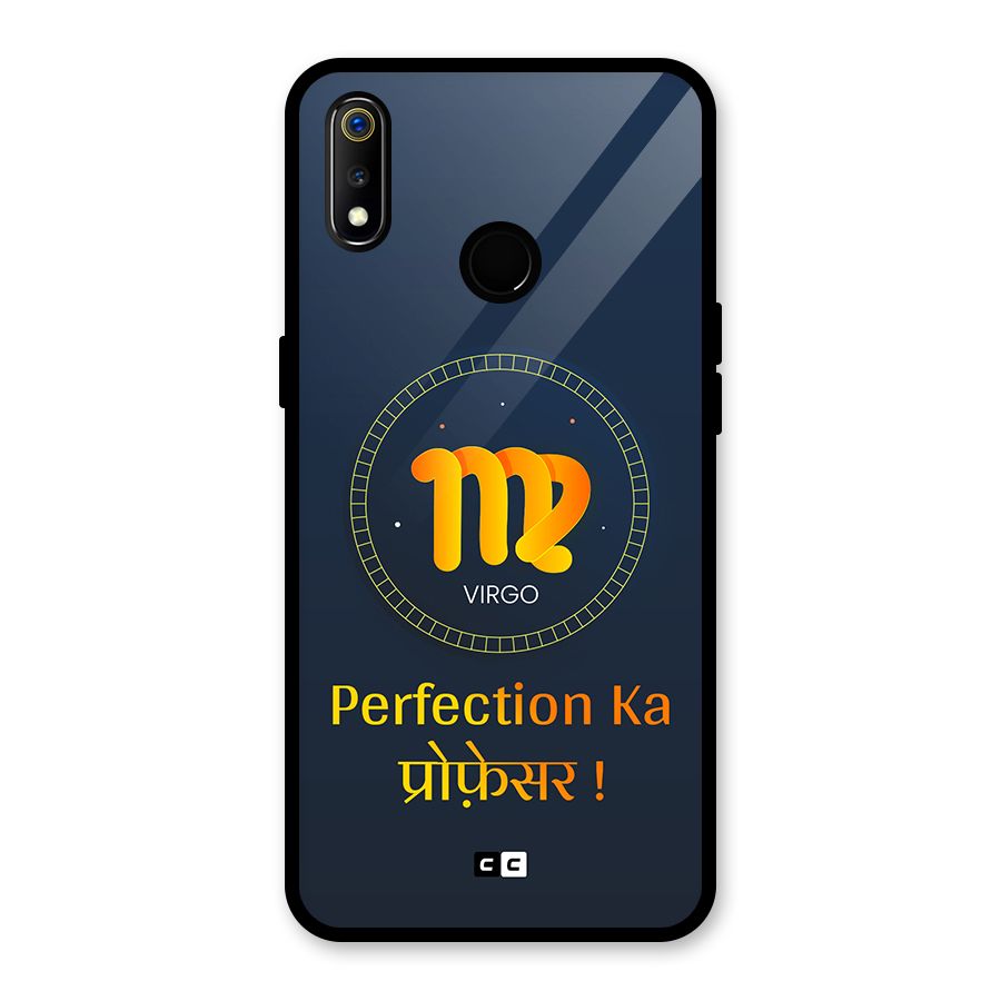 Perfect Virgo Glass Back Case for Realme 3i