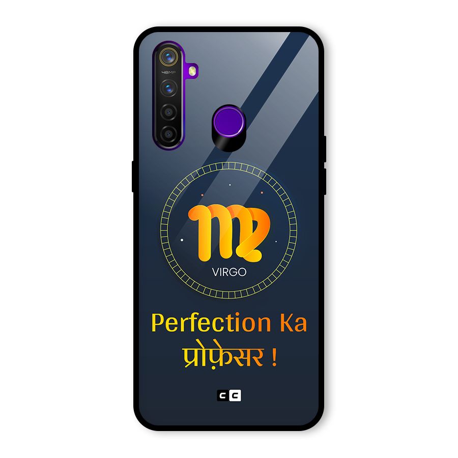 Perfect Virgo Glass Back Case for Realme 5 Pro