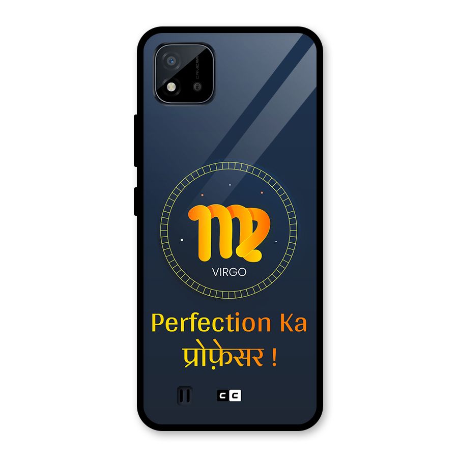 Perfect Virgo Glass Back Case for Realme C11 2021
