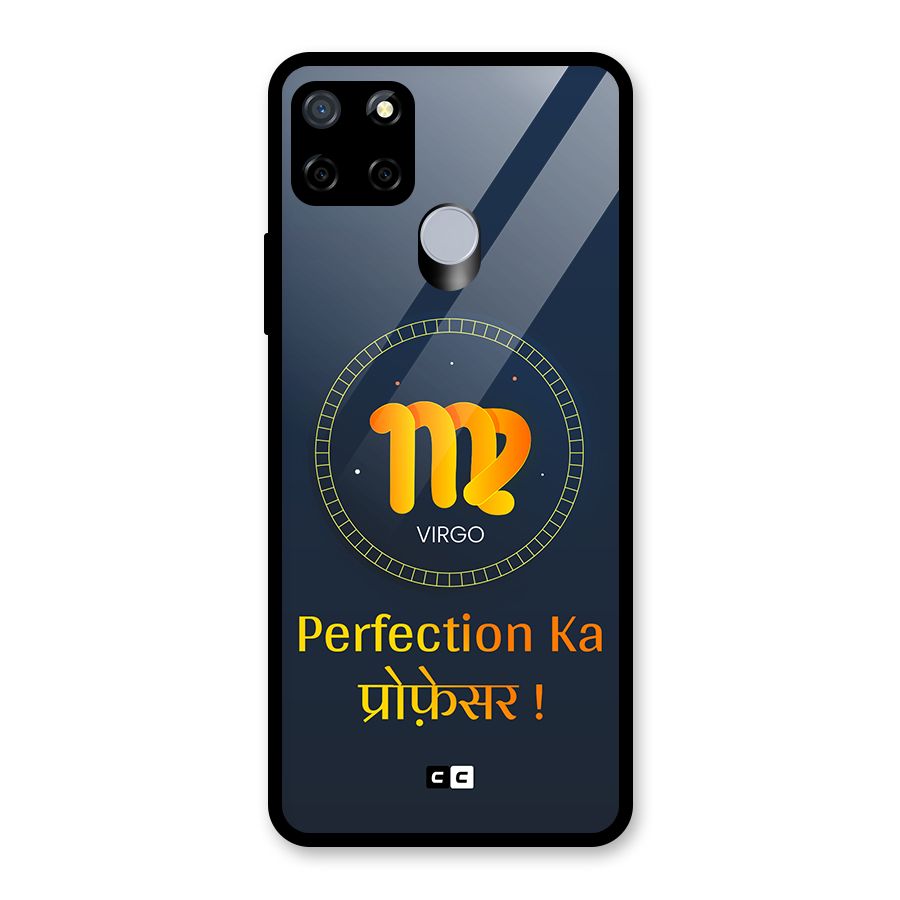 Perfect Virgo Glass Back Case for Realme Narzo 30A