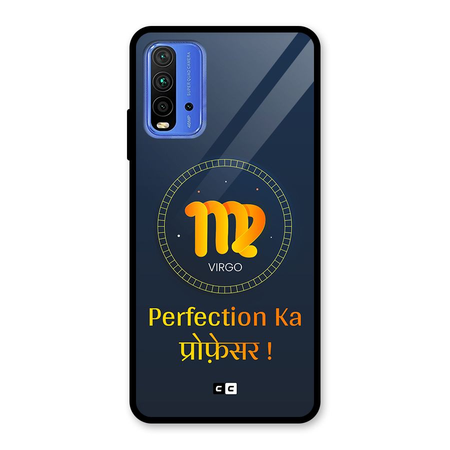 Perfect Virgo Glass Back Case for Redmi 9 Power
