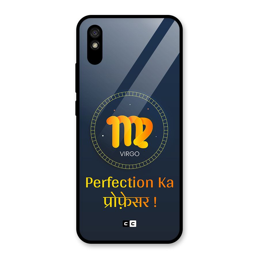 Perfect Virgo Glass Back Case for Redmi 9i