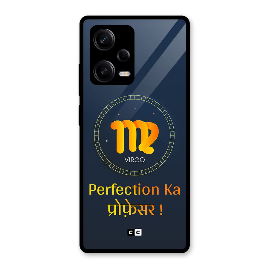 Perfect Virgo Glass Back Case for Redmi Note 12 Pro