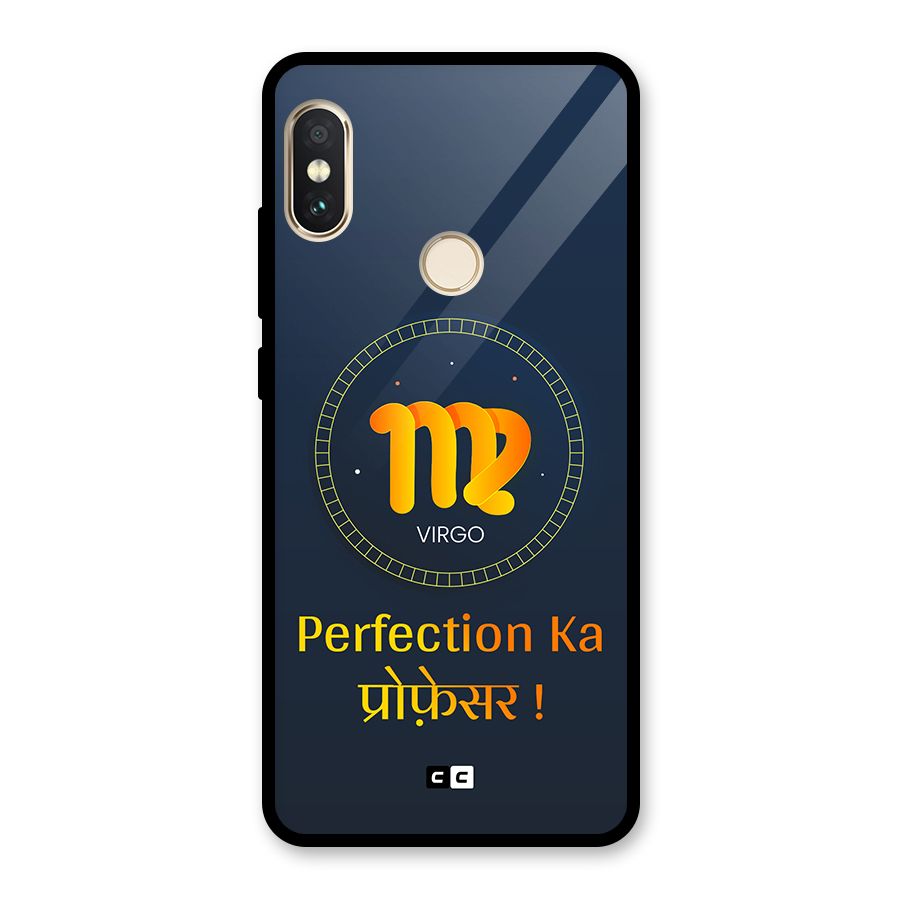 Perfect Virgo Glass Back Case for Redmi Note 5 Pro
