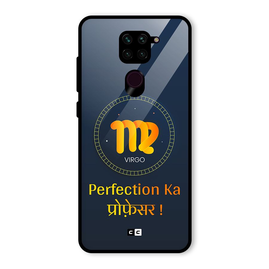 Perfect Virgo Glass Back Case for Redmi Note 9