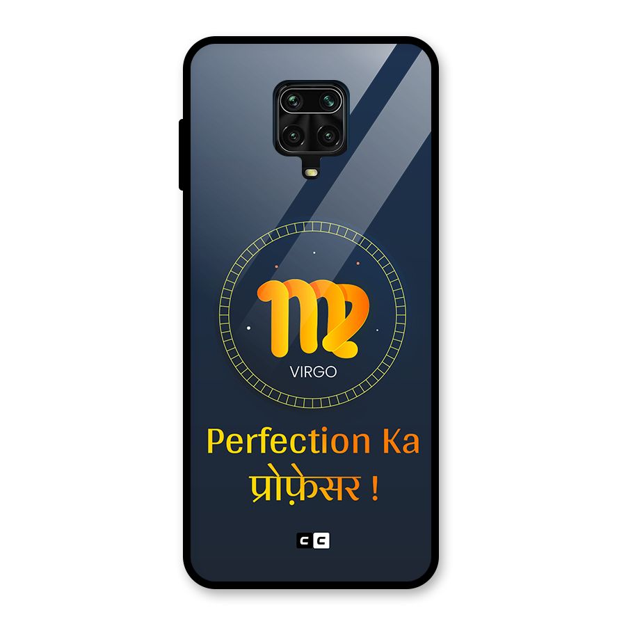 Perfect Virgo Glass Back Case for Redmi Note 9 Pro