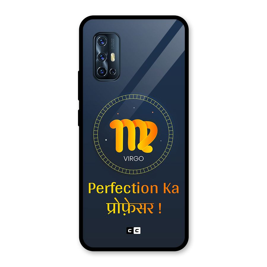 Perfect Virgo Glass Back Case for Vivo V17
