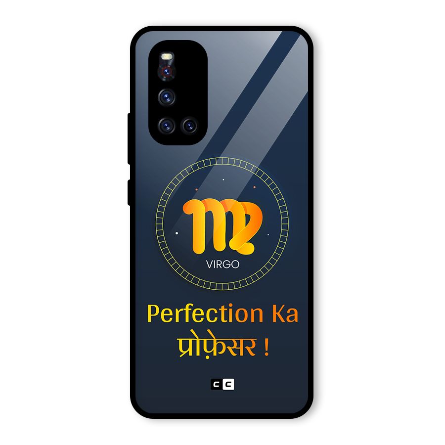 Perfect Virgo Glass Back Case for Vivo V19