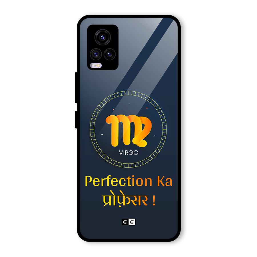 Perfect Virgo Glass Back Case for Vivo V20