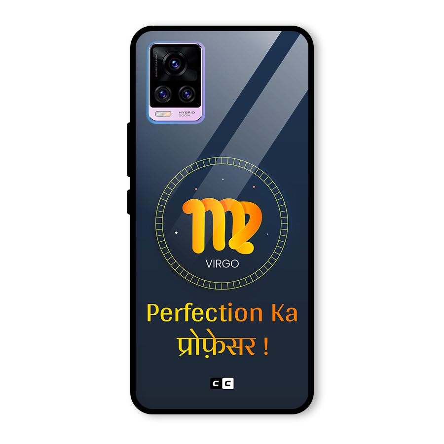 Perfect Virgo Glass Back Case for Vivo V20 Pro