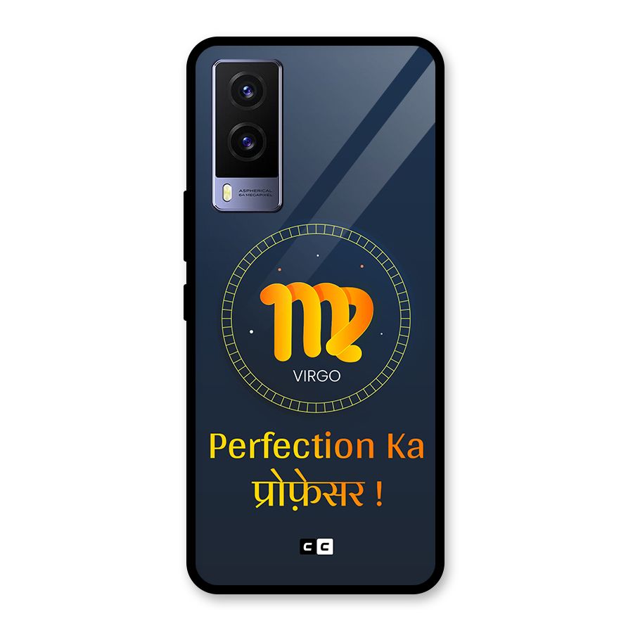 Perfect Virgo Glass Back Case for Vivo V21e 5G