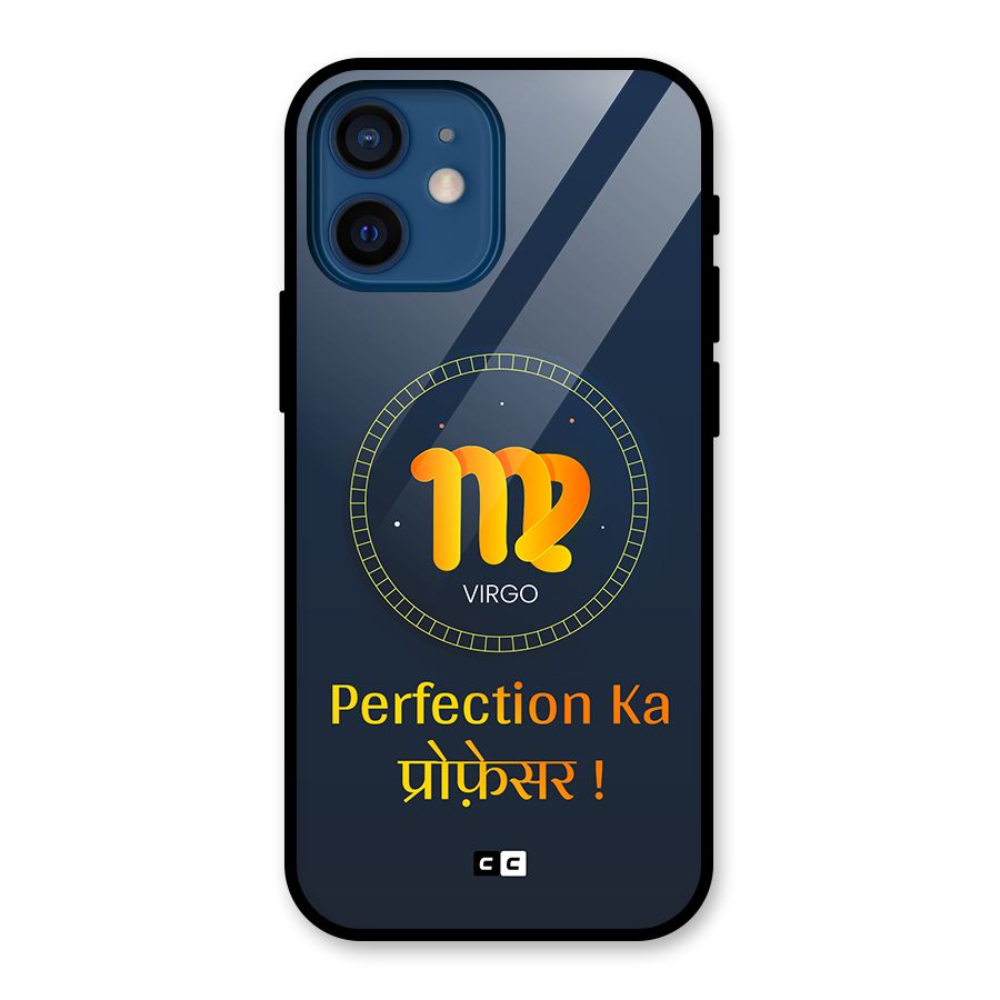 Perfect Virgo Glass Back Case for iPhone 12 Mini