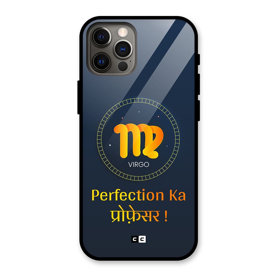 Perfect Virgo Glass Back Case for iPhone 12 Pro