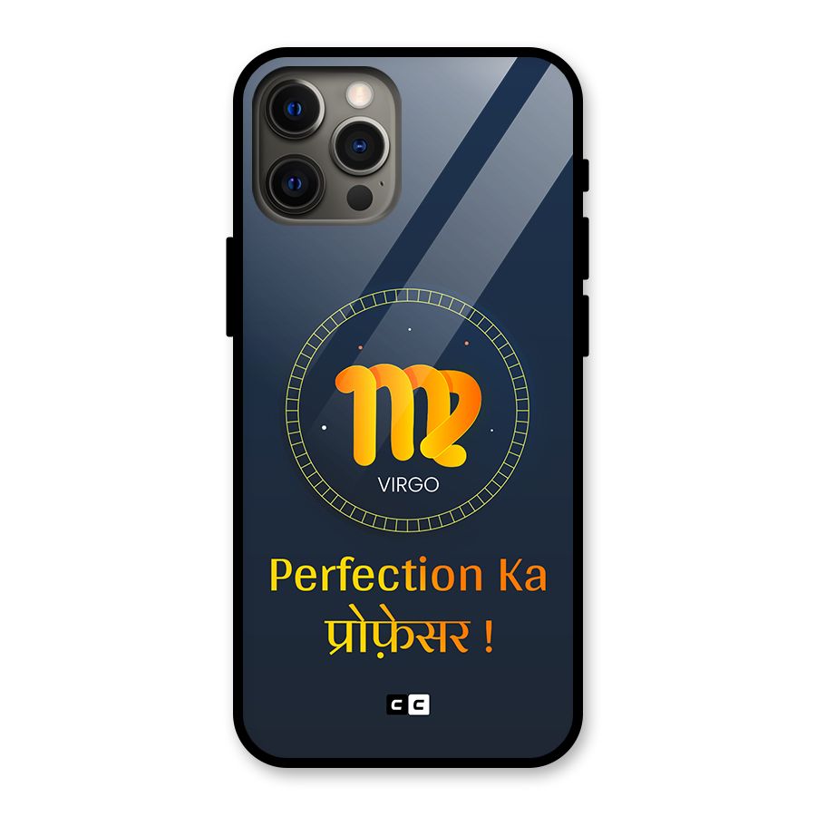 Perfect Virgo Glass Back Case for iPhone 12 Pro Max
