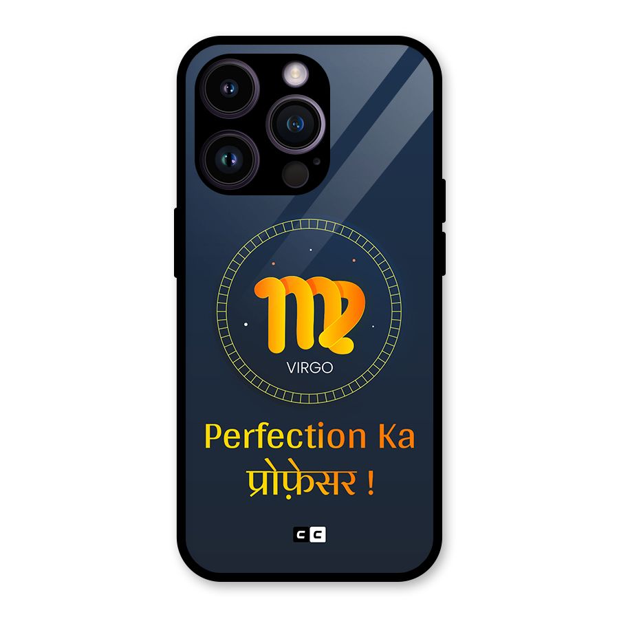 Perfect Virgo Glass Back Case for iPhone 14 Pro