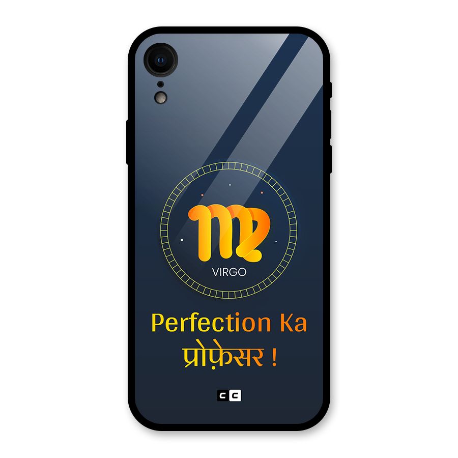 Perfect Virgo Glass Back Case for iPhone XR