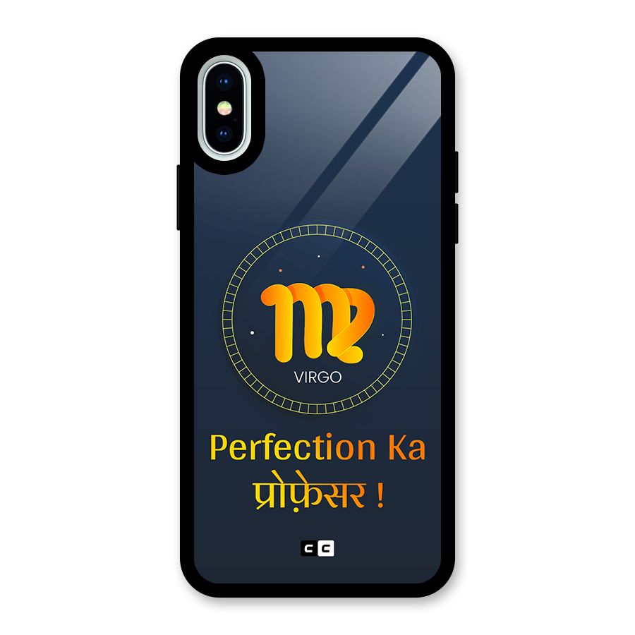 Perfect Virgo Glass Back Case for iPhone XS