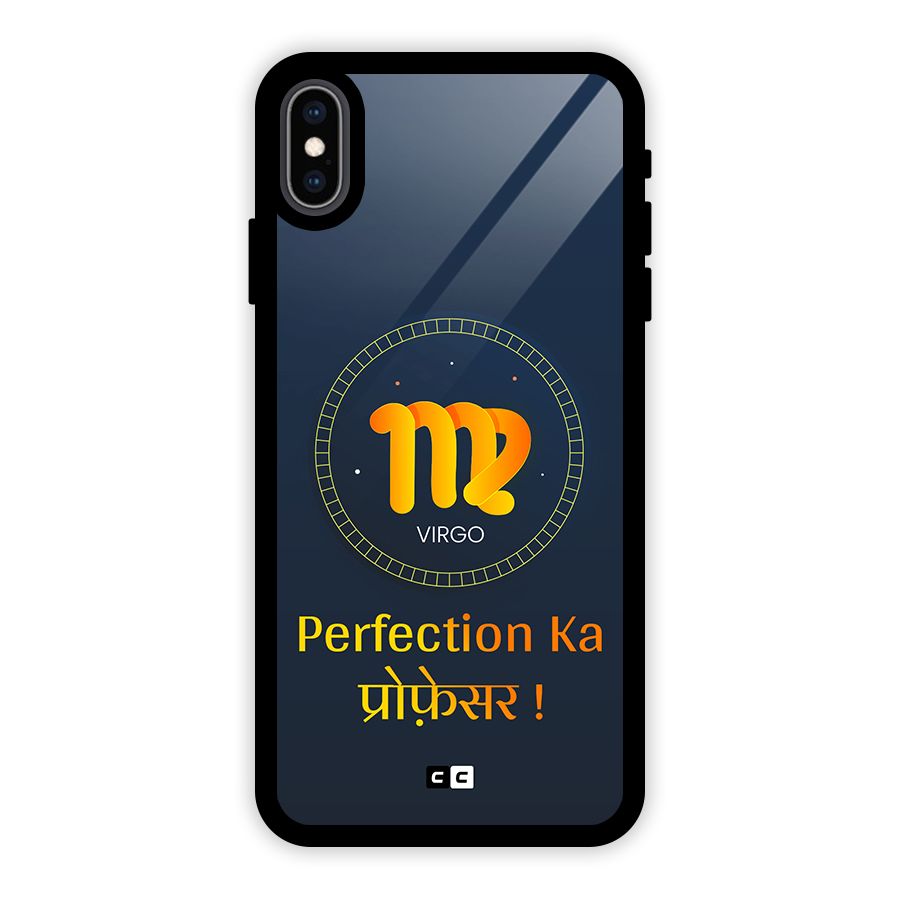 Perfect Virgo Glass Back Case for iPhone XS Max