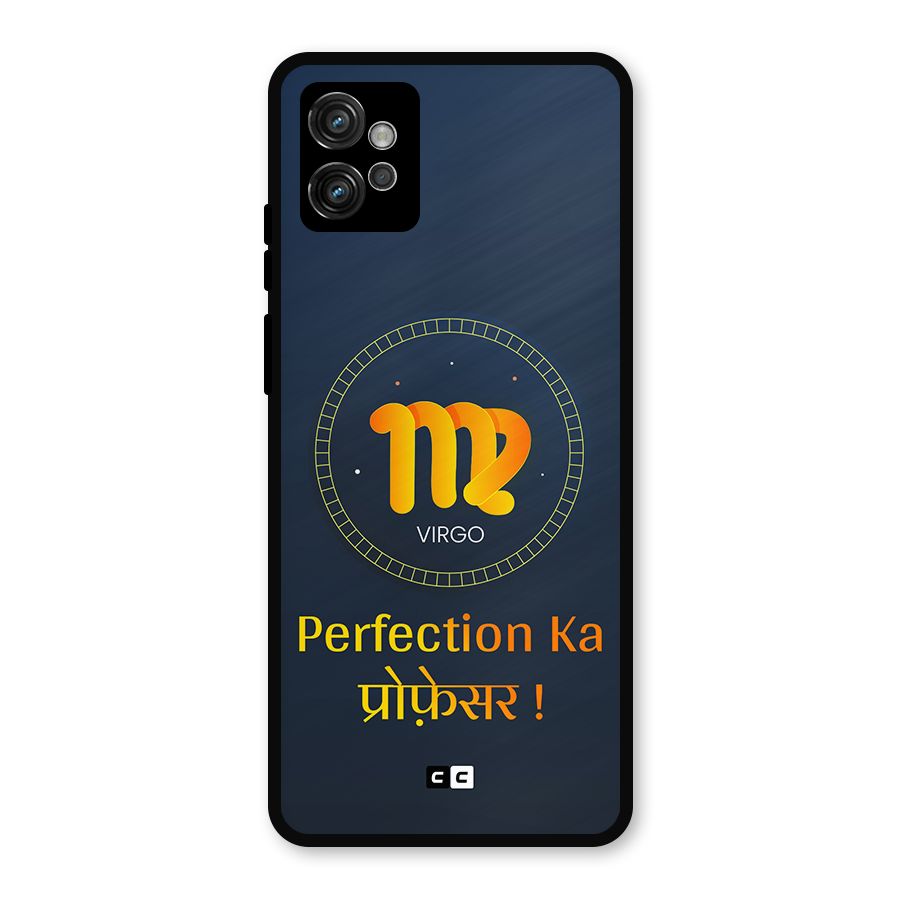 Perfect Virgo Metal Back Case for Moto G32