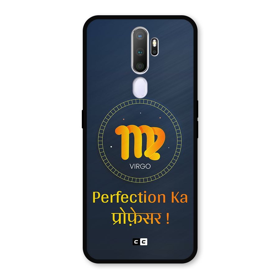 Perfect Virgo Metal Back Case for Oppo A5 (2020)