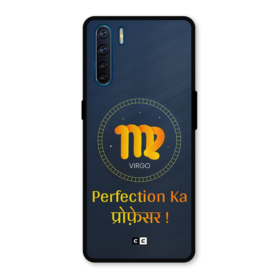 Perfect Virgo Metal Back Case for Oppo F15